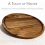 Round Wood Tray,Wooden Serving Tray,Serving Platte 5