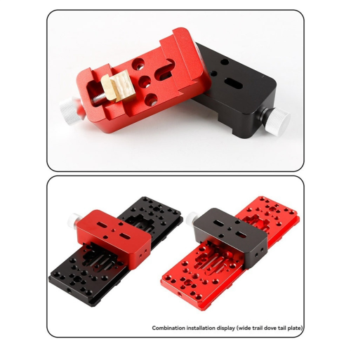 Liten dubbelfunktionell dovetail-spårguide spegelräls 1