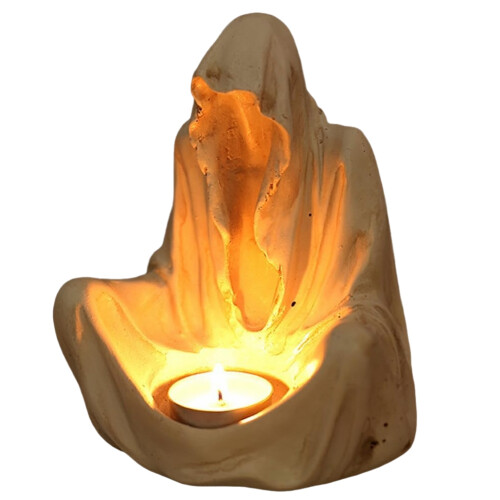 Ghost Candle Holder Halloween Horror Gothic Spooky