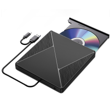 Unidad externa de DVD USB 3.0, grabadora de CD-ROM, portátil D