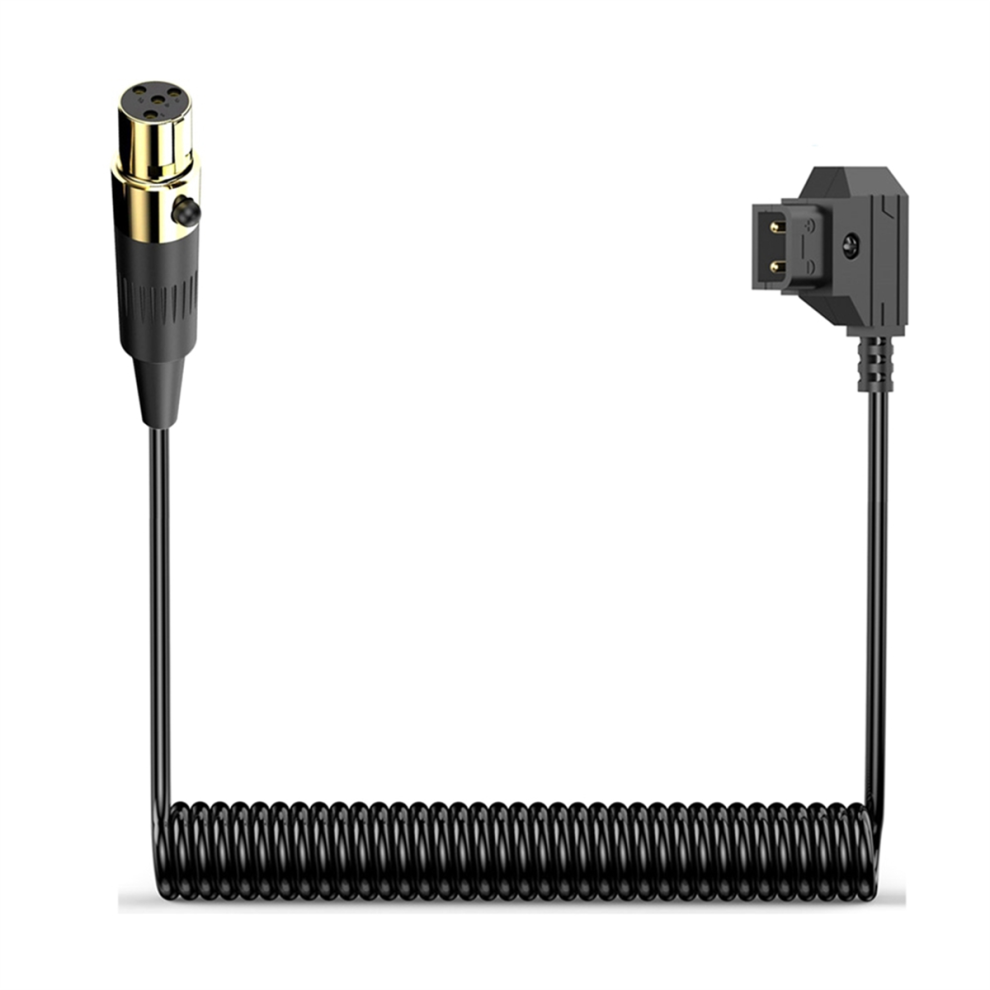 D-Tap Male To Mini Xlr 4 Pin Female Coiled Power C 4852051000432