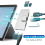 Dockingstation Type-C Hub Pro 8 9 X med 4K RJ45 2