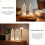 Velas LED sem chama Rose Shadow, 4 peças, românticas 6