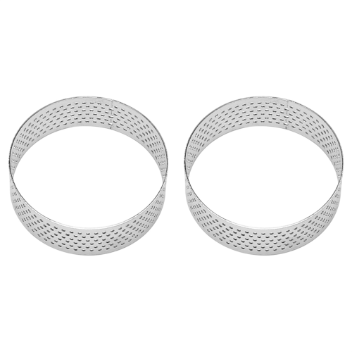 10Pcs 6cm Circular Tart Ring Pizza Dessert DIY Sta 2