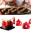 10Pcs 6cm Circular Tart Ring Pizza Dessert DIY Sta 5