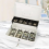 Security Storage Box Lockable Metal Cash with Tray 3