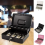 Security Storage Box Lockable Metal Cash with Tray 6