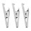 50 Pcs Silber Ton Metall Alligator Clip Krokodil 8