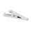 50 Pcs Silber Ton Metall Alligator Clip Krokodil 9