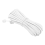 Plugue RJ11 macho branco 6P2C para linha telefônica e fax modem 4