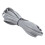 Fideos de plástico grises 6P6C RJ11 M/M Teléfono plano 2