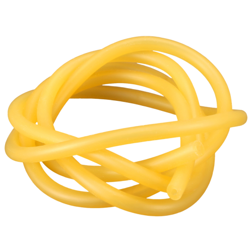 Naturlatex Gummiband Schlauch Elastisch 2x5mm Gelb 2