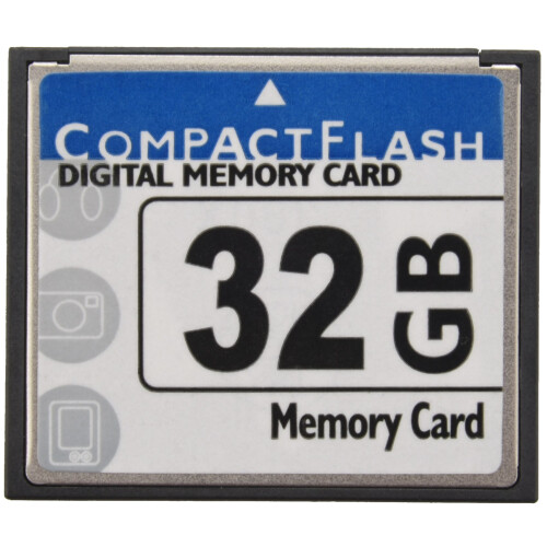 Professionel 32GB CompactFlash-hukommelseskort (Hvid&