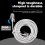Extensão de telefone modular RJ11 6P4C para RJ45 8P4C para Internet 5