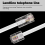 Extensão de telefone modular RJ11 6P4C para RJ45 8P4C para Internet 8