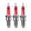 3pcs D8TC 3 Electrode Spark Plug, Racing Plug with 1