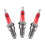 3pcs D8TC 3 Electrode Spark Plug, Racing Plug with 3