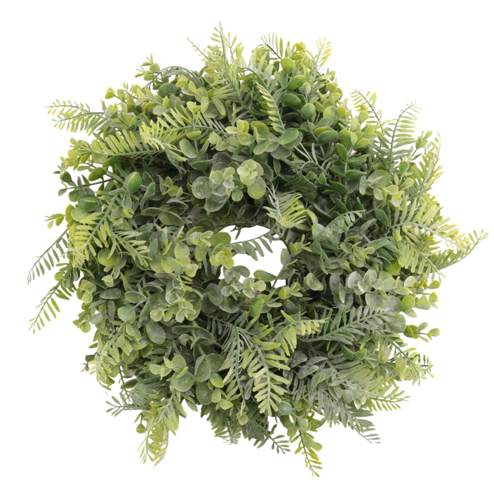 Ghirlanda Artificiale, Ghirlanda Per Porta Da 17 Pollici Color Lavanda-image