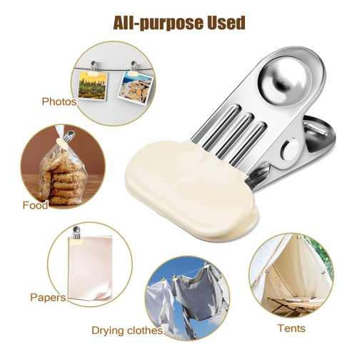 12 Pack Chip Bag Clips for Food Storage, Bread, St 2