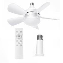 Socket Ceiling Fans with Lights and Remote - Fan L