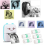 10 stuks Mini thermische printer stickerpapier zelfklevend 5