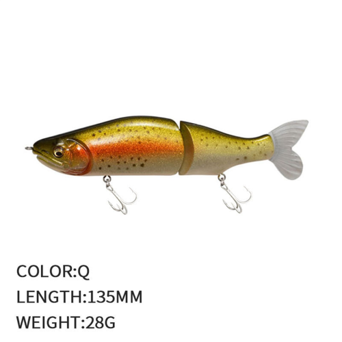 Lure Bait Bionics Fish Slow Sinking 135mm/28g Fake 2