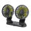 Ventilator auto universal, cu două capete reglabile, alimentat prin USB 1