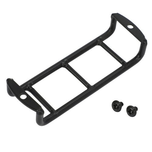 Corrimano per scale dritte in metallo nero per 1/