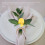 4Pcs Simulation Zitrone Pflanze Serviette Ring Obst Mahlzeit 4