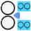 Lens Guards Camera Body Sticky Protector Cover Kit 4