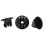 28,6 mm aluminiumlegering fiets headset topkap 9