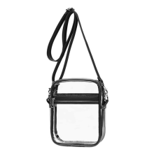 Bolsa transparente aprovada pelo estádio, bolsa com alça ajustável