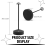 1800mAh oplaadbare LED-tafellamp Modern Touch A 8