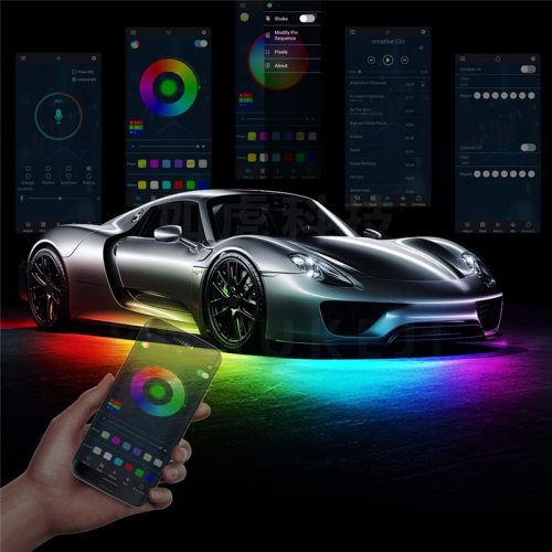 Luci LED sottoscocca per auto, strisce luminose Dream Color 1