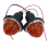 2 stuks achterrem/achterlicht L594 LPB630 geel 1