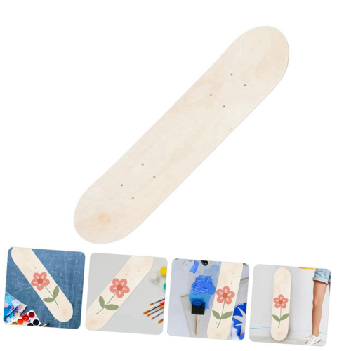 Παιδικό Skateboard DIY Ζωγραφική Ξύλινο Longboard Outd 2