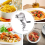 Handmatige pastamachine, draagbare macaroni met 6