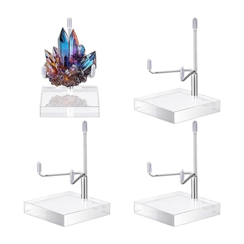 4 stk justerbare displaystativ med metalarme 2