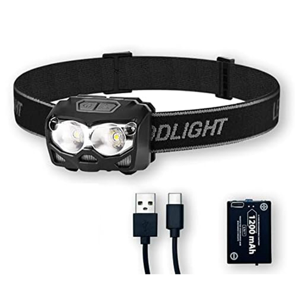 Rechargeable Headlight, Lumen Headlight Flashlight