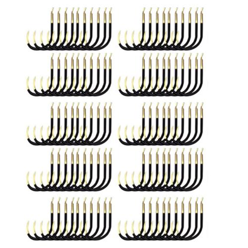 100 τεμάχια αγκίστρια ψαρέματος Aberdeen Long Wire για Sunfis 1