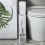 With Brush Cracked Trash Can Ultra-Thin for Home U 4