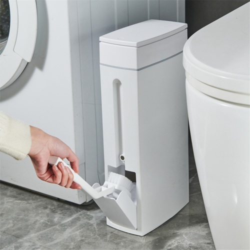 With Brush Cracked Trash Can Ultra-Thin for Home U 2