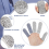 40 Pcs Fingerlinge Cut Resistant Protector Anti Fi 8