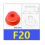 Industrial Flat Vacuum Suction Cup F Series Single 5
