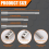 Forstnerbit-utvidelse for 3/8-tommers rundskaft, Hi 3