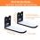 Universal Typ 4,72 Zoll Sound Bar Wandhalterung 4