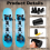 8 Pieces Vertical Ski Racks, Wall Mount Bracket Ra 3