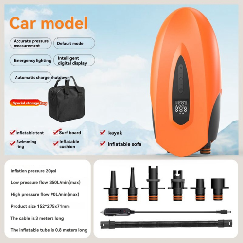 Pompa gonfiabile per paddle board da 20 PSI con spegnimento automatico 2