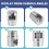 M12 screw tips for slide hammer and dent lifter go 10