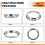 Suporte universal para panelas wok, anel/redondo B 8